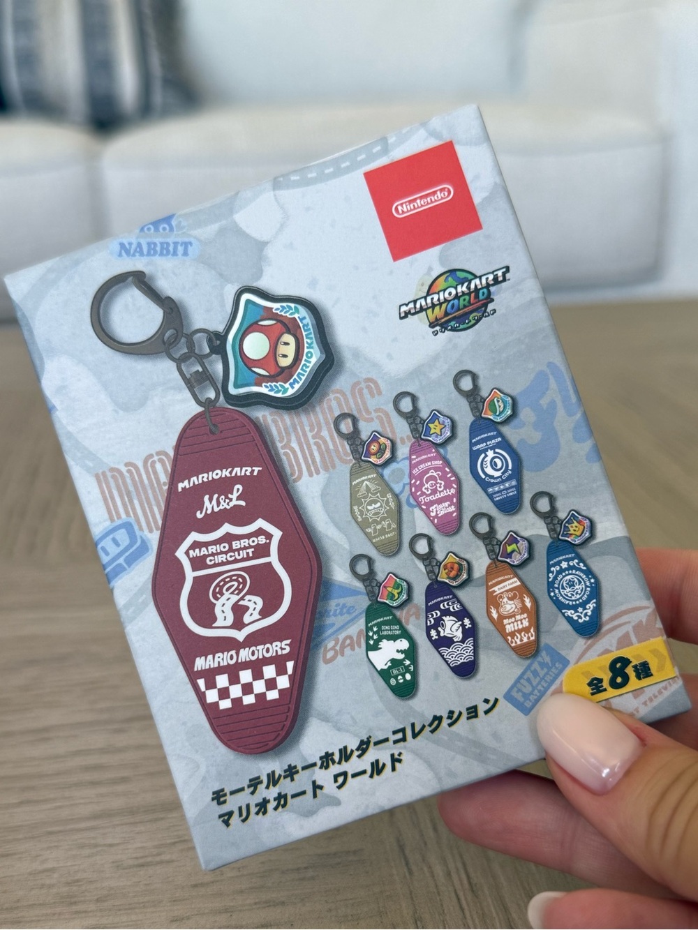 Tokyo Nintendo Store Exclusive Mario Kart World Motel Keychain blind box NEW